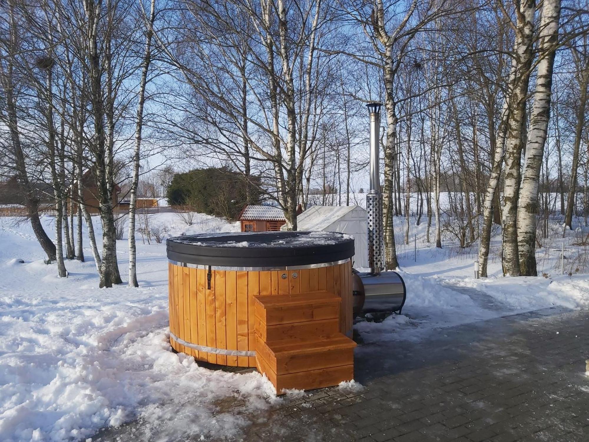 Caloroczny Domek Letniskowy Ze Stawem Villa Harsz Екстериор снимка