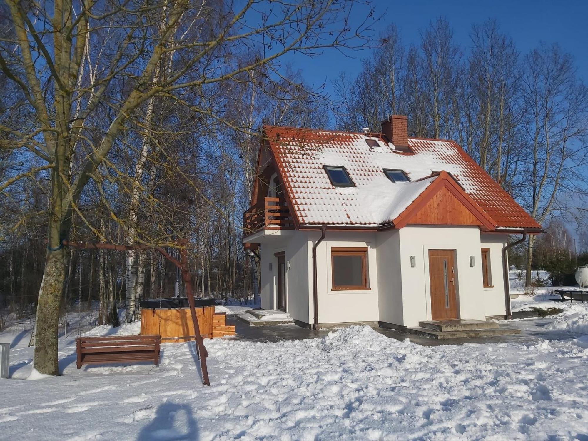 Caloroczny Domek Letniskowy Ze Stawem Villa Harsz Екстериор снимка