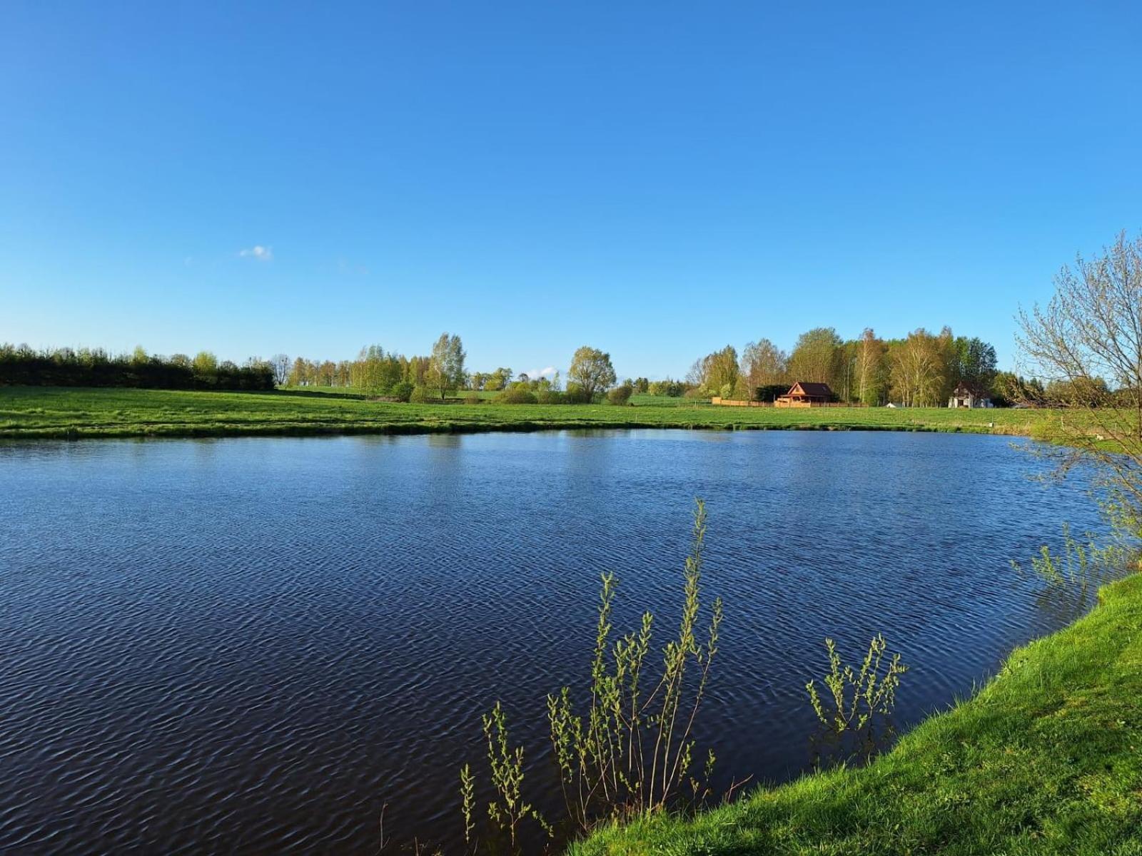 Caloroczny Domek Letniskowy Ze Stawem Villa Harsz Екстериор снимка